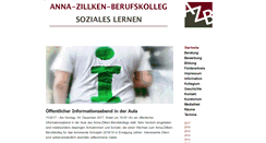 Desktop Screenshot of anna-zillken-berufskolleg.de